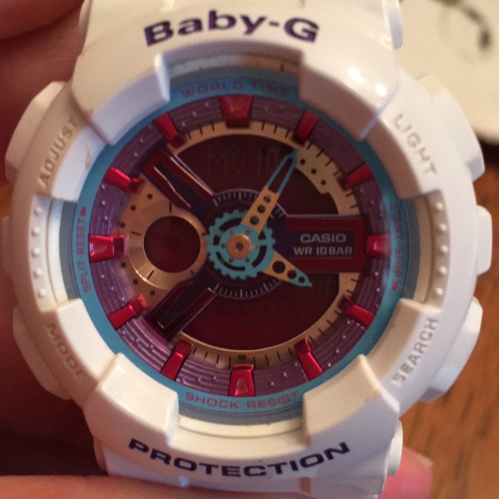 Baby-G shock resist watch